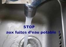 STOP aux fuites d’eau potable dans nos départements !